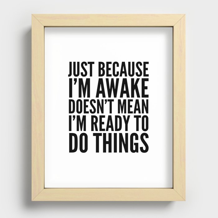 Recessed Framed Print