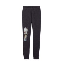 Chinese Crested Watercolor Art Kids Joggers