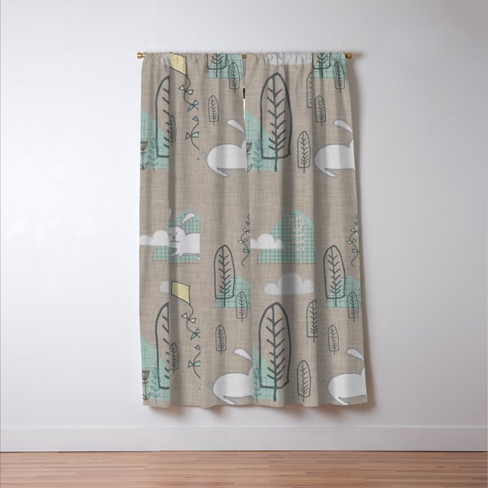 Cute Bunny Woodland Nursery Homedecor Blackout Curtain By Bruxamagica Susycosta Society6 Cute Bunny Woodland Nursery Homedecor, Cute Blackout Curtains For Nursery