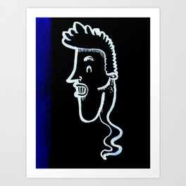 'C' from 'A Series of Ghosts' Art Print