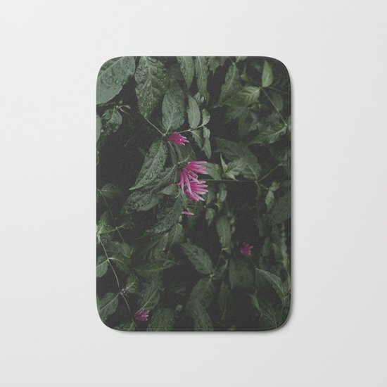 Tropical Flowers Bath Mat