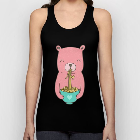 Noodle Bear Unisex Tank Top