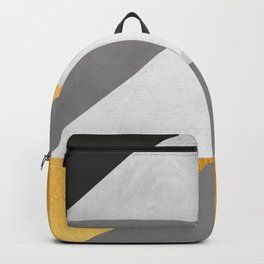 Gray and gold texture II Backpack