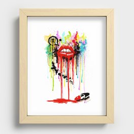 Poison Lips Recessed Framed Print