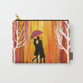 Romance in the Rain I romantic gift art Carry-All Pouch