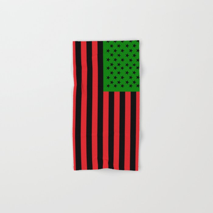 African American Flag (Stars and Stripes Design) Hand & Bath Towel