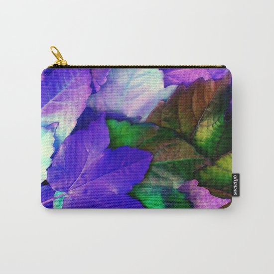 The Purple Leaves of Autumn Carry-All Pouch