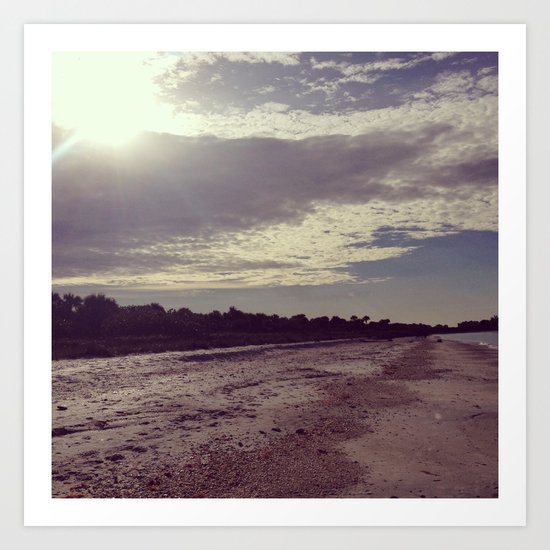 life is an endless beach Art Print