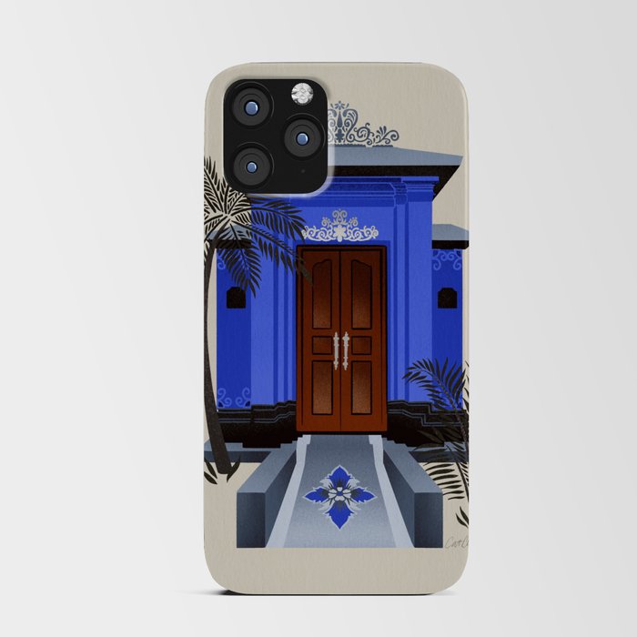 Balinese Doorway – Blue iPhone Card Case