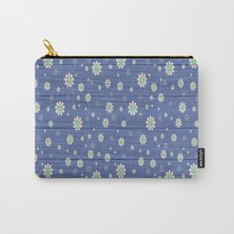 Flower on Wood Collection #6 Carry-All Pouch