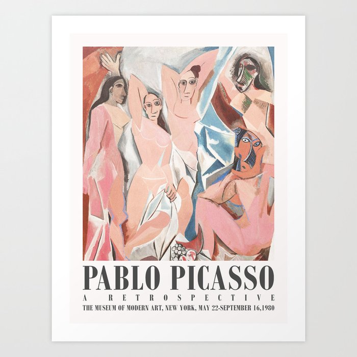 Pablo Picasso Art Exhibition Art Print