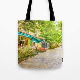 Paris, France in the spring watercolour style oil-paint Tote Bag