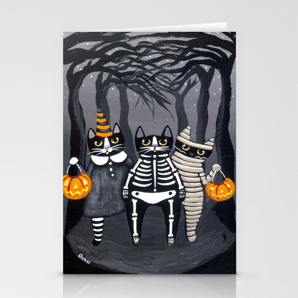 The Trick or Treat Gang Stationery Cards