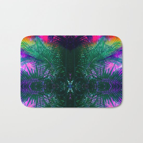 funky Palm Bath Mat
