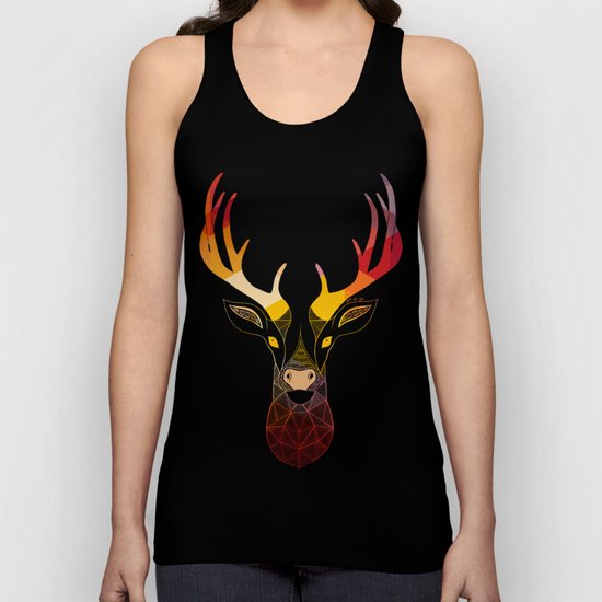 Colored Deer Unisex Tank Top