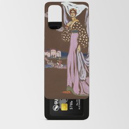 The Night (Walking Lady) (1903) Wassily Kandinsky Android Card Case