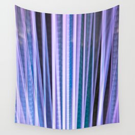 Vintage super 8 film strips art print- Very peri movement abstract lines - ICM photography Wall Tapestry