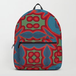 The geometric texture. Boho-chic fashion. Abstract geometric ornaments. Vintage illustration pattern Backpack