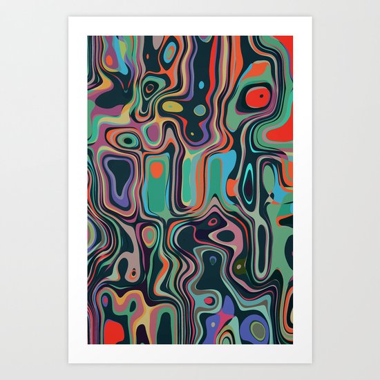 Nightly Cigarettes Art Print
