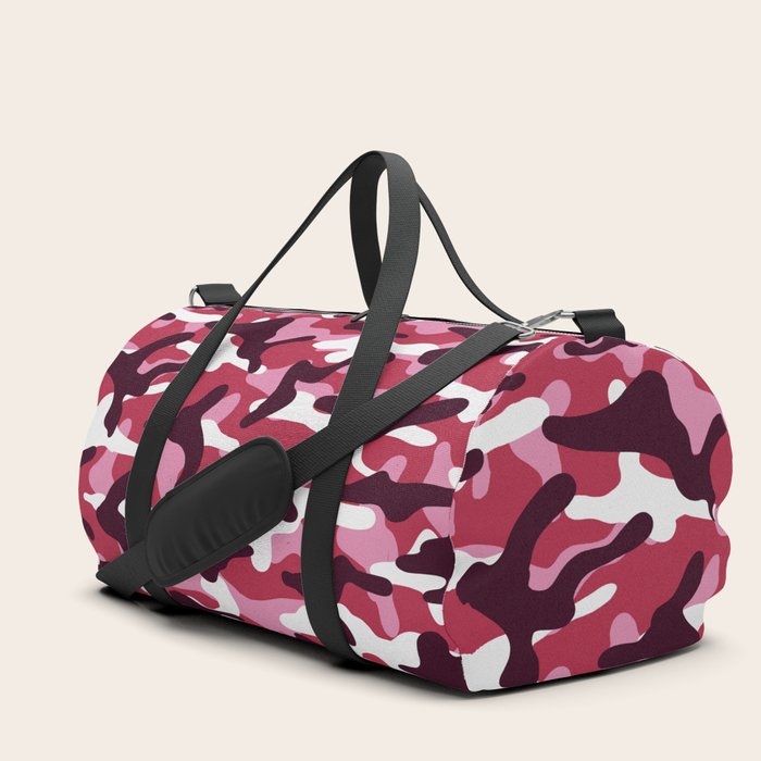 Pink Camouflage Duffle Bags