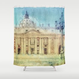 ROME st peter Shower Curtain