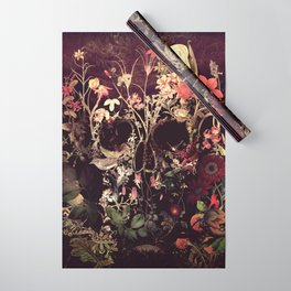 Bloom Skull Wrapping Paper