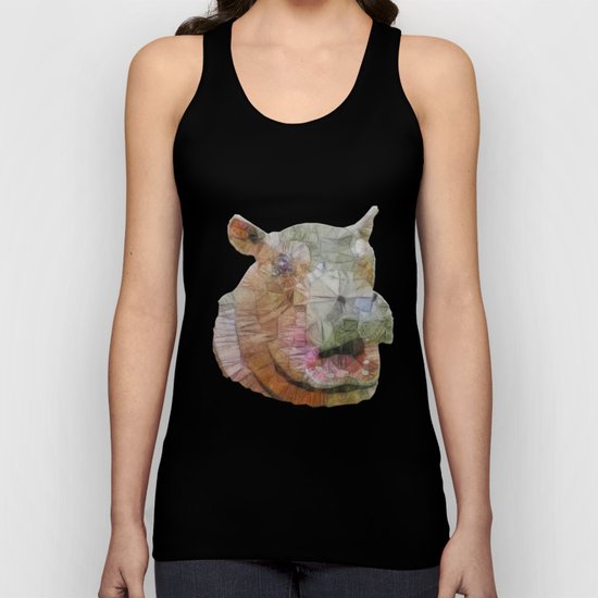 abstract hippo Unisex Tank Top