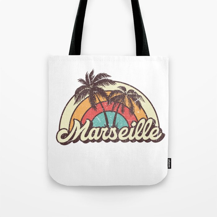 Marseille beach city Tote Bag