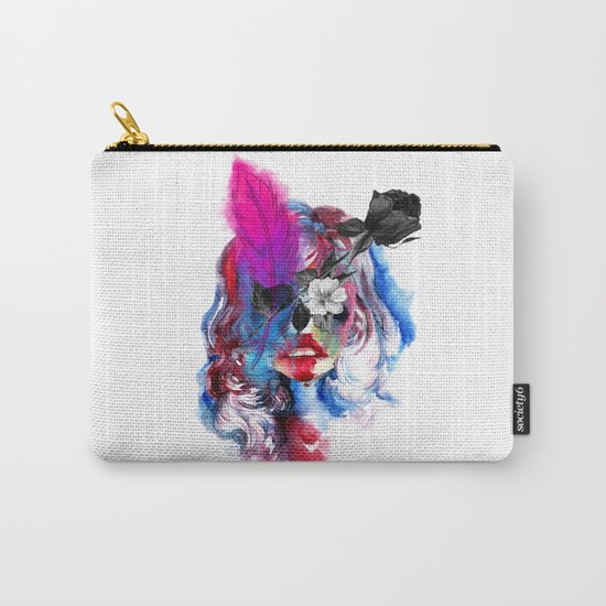 Skull Girl Carry-All Pouch