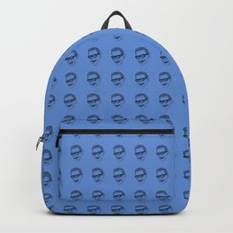 Jeff Goldblum Pattern Blue Backpack