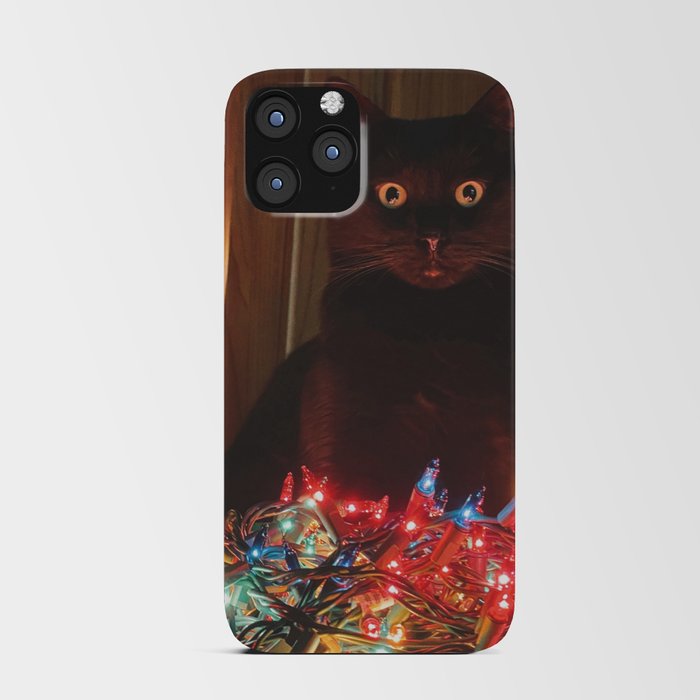 Sebastian Christmas Lights iPhone Card Case