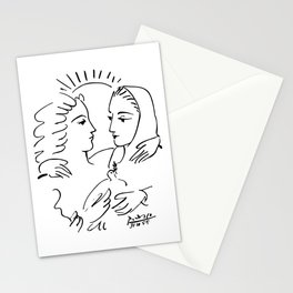 Picasso - Women With A Dove 1955 T Shirt, Artwork Sketch Stationery Card