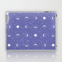 Vintage Celestial Pattern, Galaxy, Stars, Moon, Sun Laptop Skin