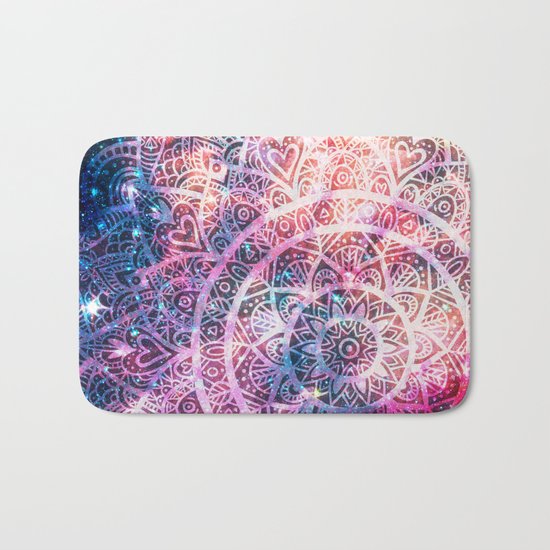 Space mandala 5 Bath Mat