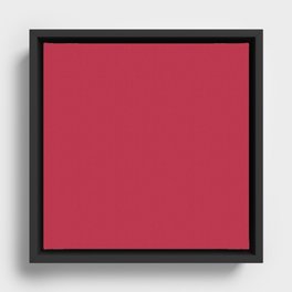 Persian Red Framed Canvas