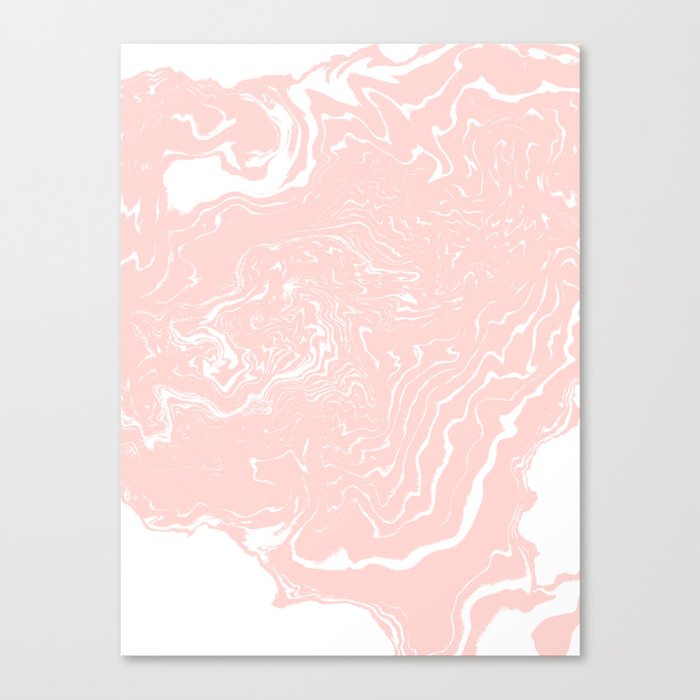 Issey Spilled Ink Rose Gold Blush Abstract Painting Pink Marble