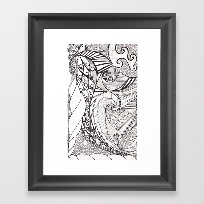 Birds And Scales Of A Feather Flock Together Framed Art Print