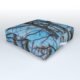 The Rose in the Tree Outdoor Floor Cushion