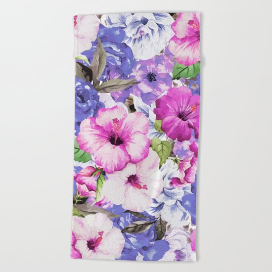 Purple Blossom #society6 #buyart #decor Beach Towel