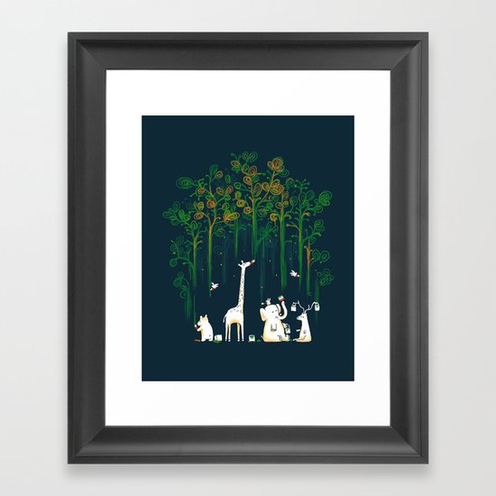 Re-paint the Forest Framed Art Print