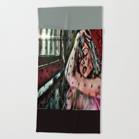 Bright Rays of Morning Light Beach Towel