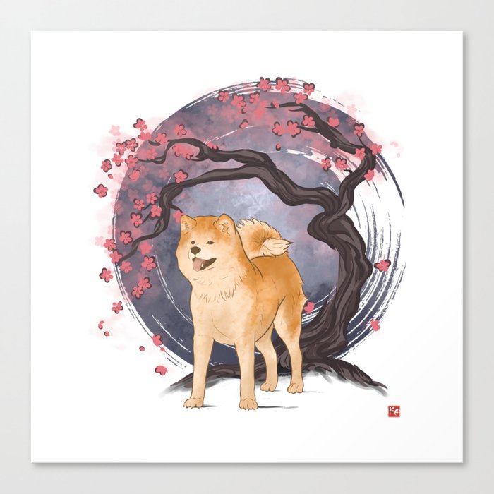 Dog Collection - Japan - Akita Inu (#2) Canvas Print