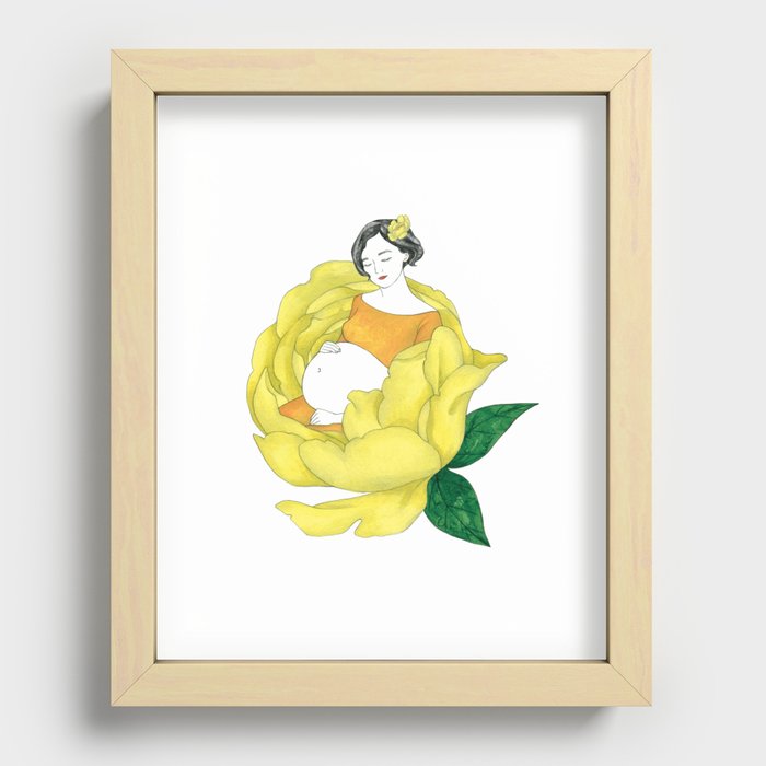 mother-to-be Recessed Framed Print