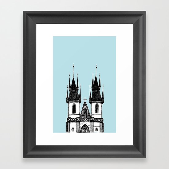 Tyn Church - Prague Framed Art Print
