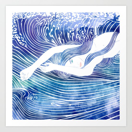Water Nymph LVIII Art Print