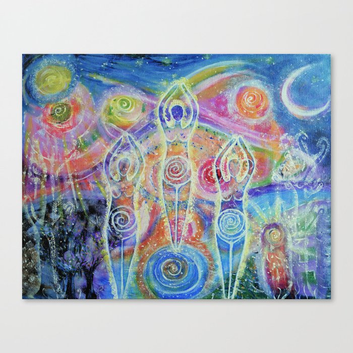 Sisterhood of the divine feminine Canvas Print