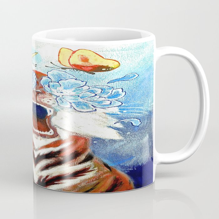Original Tiger Painting On Canvas Coffee Mug By Ryanholland Society6