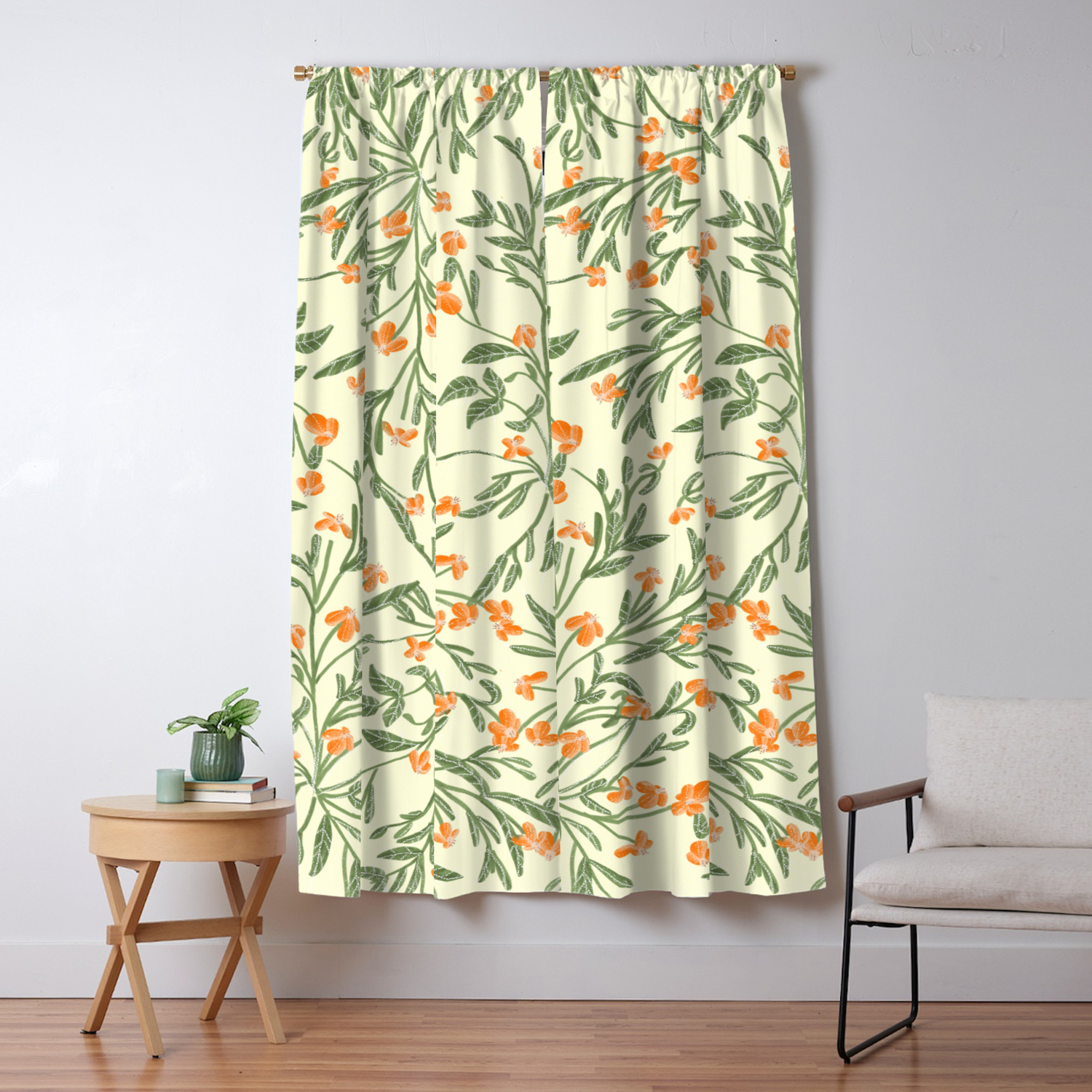 Wallpaper Wonder Garden Pattern Blackout Curtain By Aljahorvat Society6 HD