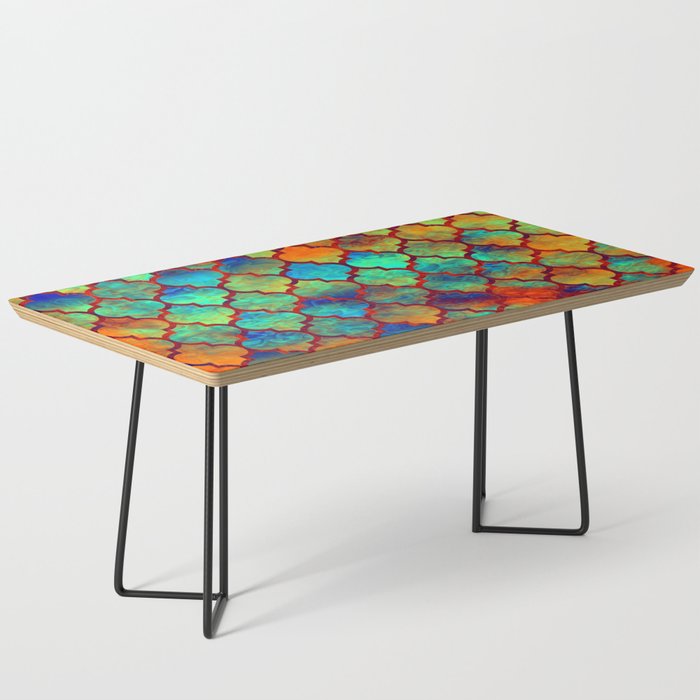 Bohemian hippy colorful country design Coffee Table