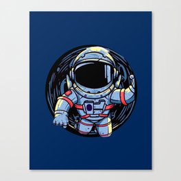 Space Man - Astronaut Canvas Print